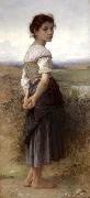 Adolphe William Bouguereau The Young Shepherdess (mk26) oil painting artist